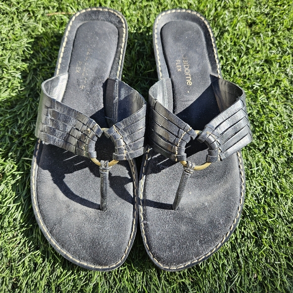 Liz Claiborne Flex Womens Sandals Size 6 1/2 Pre-Loved - Picture 1 of 11